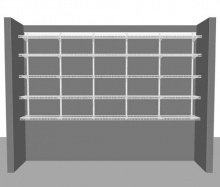 Utility layout 2, 3.05m / 10' wide
